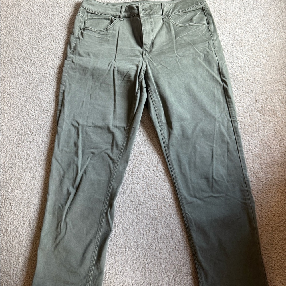 American Eagle Outfitters Green Straight Leg Jeans